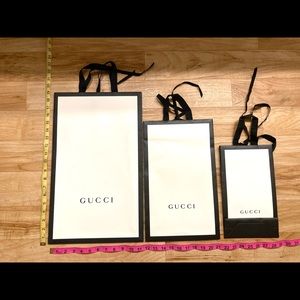 Gucci Shopping Bags Set of 6